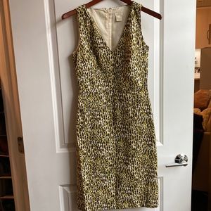 J. Crew colorful shift dress size 2